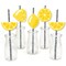 Big Dot of Happiness So Fresh - Lemon - Paper Straw Decor - Citrus Lemonade Party Striped Decorative Straws - Set of 24
